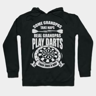 Funny Darts Grandpa Grandfather Gift Hoodie